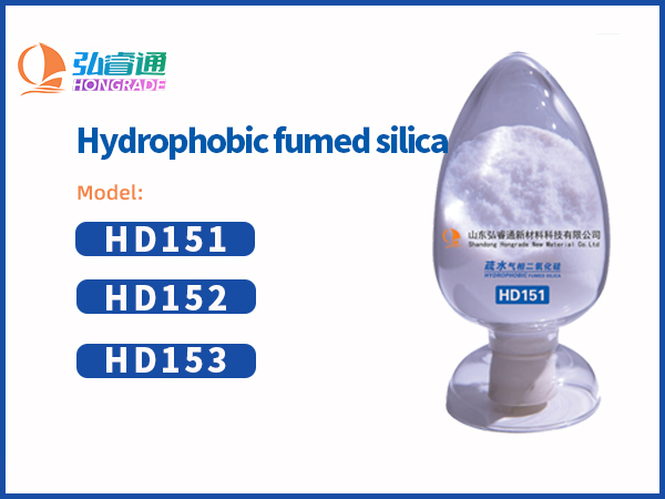Hydrophobic fumed silica HD151/152/153